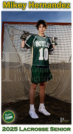 Boylan lacrosse Senior 2025 Mikey Hernandez