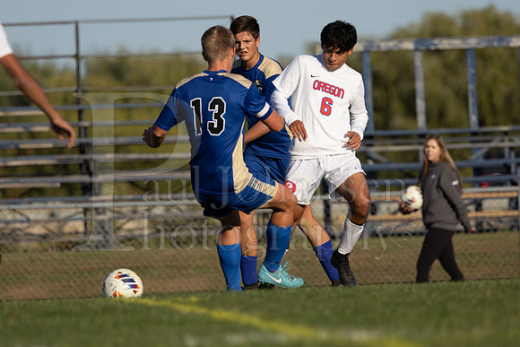 Rockford Christian Boys Varsity Soccer vs Oregon 10-2-2024-0303