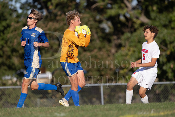 Rockford Christian Boys Varsity Soccer vs Oregon 10-2-2024-0670