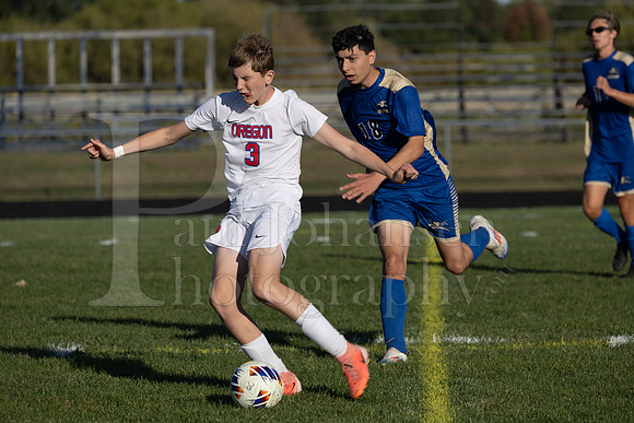 Rockford Christian Boys Varsity Soccer vs Oregon 10-2-2024-0168