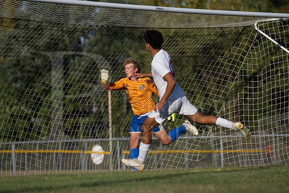 Rockford Christian Boys Varsity Soccer vs Oregon 10-2-2024-0533