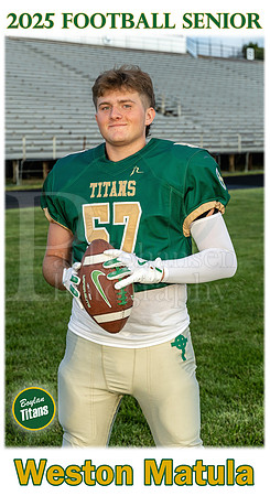 Boylan Football Senior 2025 Weston Matula