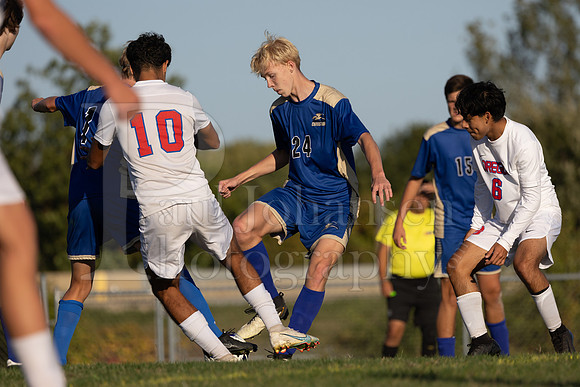 Rockford Christian Boys Varsity Soccer vs Oregon 10-2-2024-0569