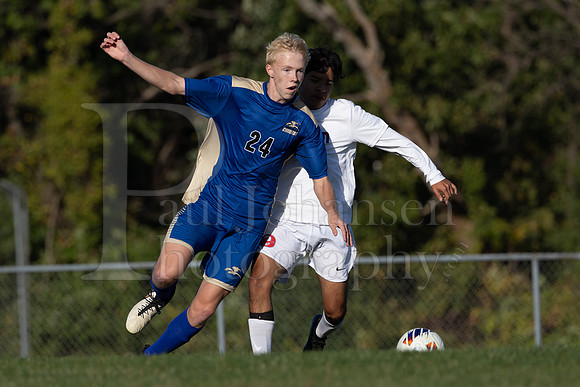 Rockford Christian Boys Varsity Soccer vs Oregon 10-2-2024-0225
