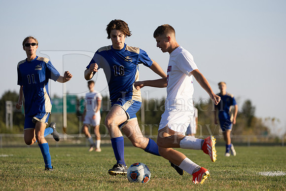 Rockford Christian Boys Varsity Soccer vs Oregon 10-2-2024-0967