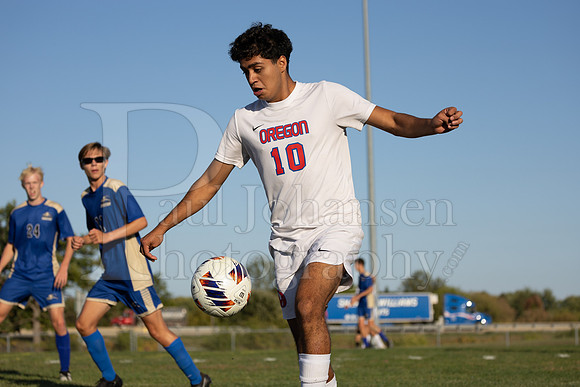 Rockford Christian Boys Varsity Soccer vs Oregon 10-2-2024-0466