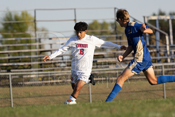 Rockford Christian Boys Varsity Soccer vs Oregon 10-2-2024-1030