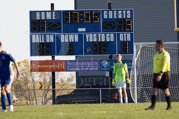 Rockford Christian Boys Varsity Soccer vs Oregon 10-2-2024-0691