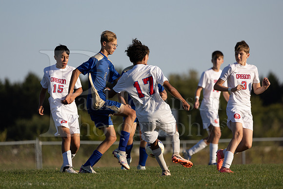 Rockford Christian Boys Varsity Soccer vs Oregon 10-2-2024-0678