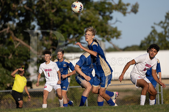 Rockford Christian Boys Varsity Soccer vs Oregon 10-2-2024-0584
