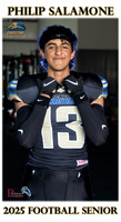 RC Fall 2024 Senior Banner Football Phillip Salamone