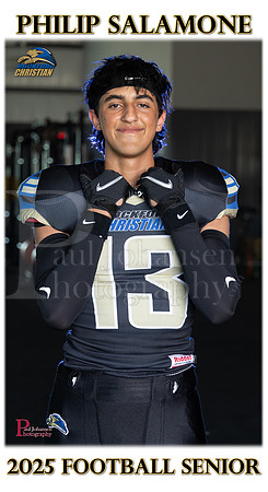 RC Fall 2024 Senior Banner Football Phillip Salamone