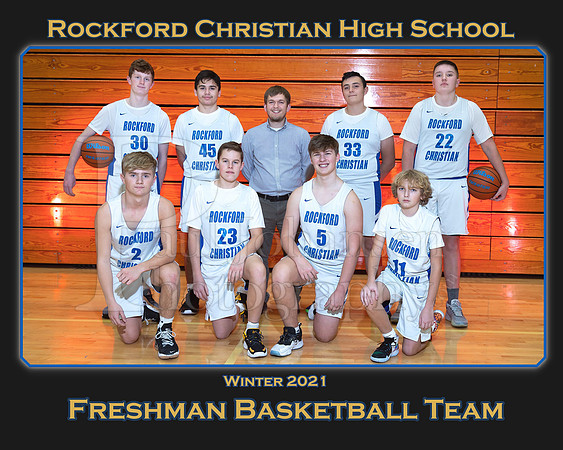 Rockford Christian 2021 8x10 Freshman Basketball