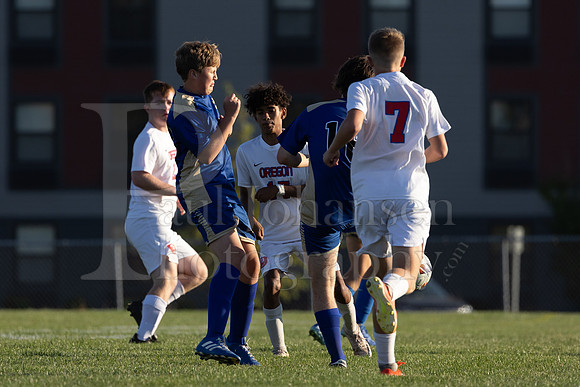 Rockford Christian Boys Varsity Soccer vs Oregon 10-2-2024-0999