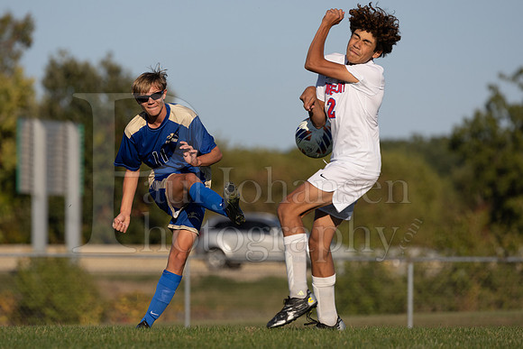 Rockford Christian Boys Varsity Soccer vs Oregon 10-2-2024-0344