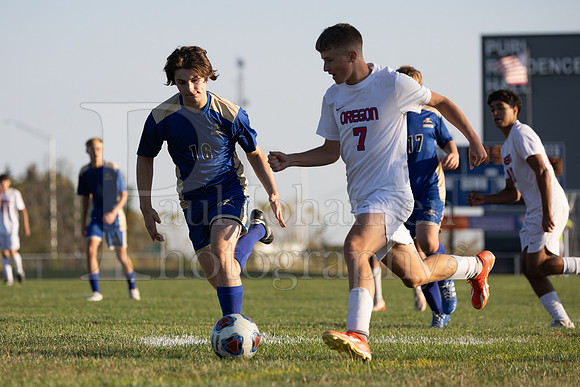Rockford Christian Boys Varsity Soccer vs Oregon 10-2-2024-0960