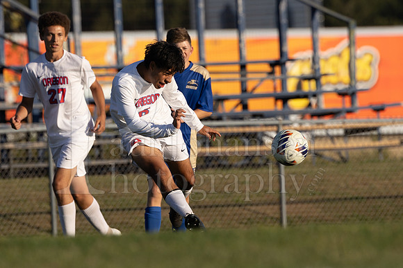 Rockford Christian Boys Varsity Soccer vs Oregon 10-2-2024-0852