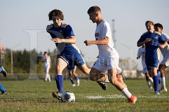 Rockford Christian Boys Varsity Soccer vs Oregon 10-2-2024-0963