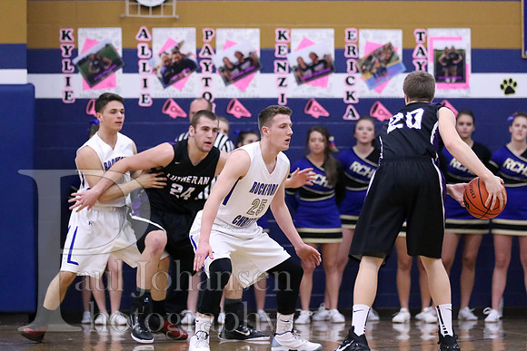 RC Boys Varsity Basketball vs Lutheran 2-24-2015-8196