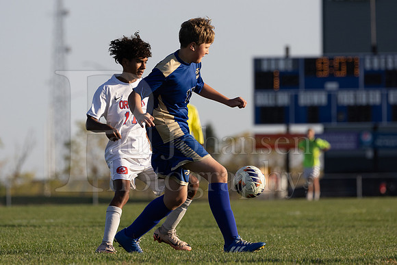 Rockford Christian Boys Varsity Soccer vs Oregon 10-2-2024-0799