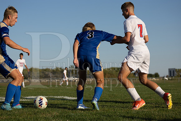 Rockford Christian Boys Varsity Soccer vs Oregon 10-2-2024-0653