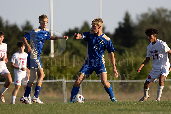 Rockford Christian Boys Varsity Soccer vs Oregon 10-2-2024-0766