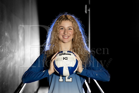 Rockford Christian Girls Varsity Volleyball Senior Banners Fall 2024-0109
