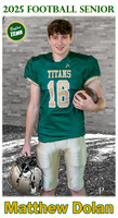 Boylan Football Senior 2025 Matthew Dolan