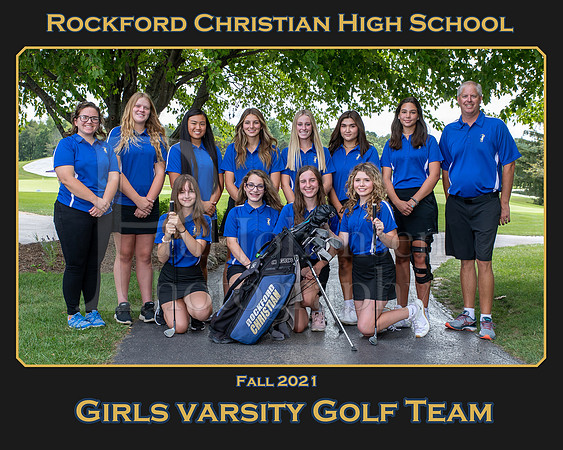 Rockford Christian 2021 8x10 Girls Golf