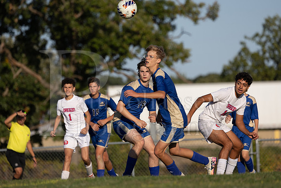 Rockford Christian Boys Varsity Soccer vs Oregon 10-2-2024-0583