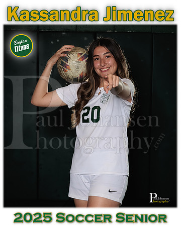 Boylan Girls Soccer Senior 2025 Kassandra Jimenez