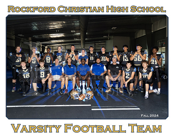 Rockford Christian Varsity Football Fall 2024 Team
