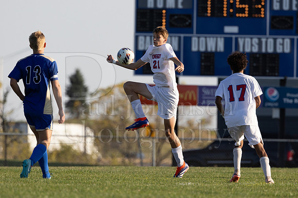 Rockford Christian Boys Varsity Soccer vs Oregon 10-2-2024-0738