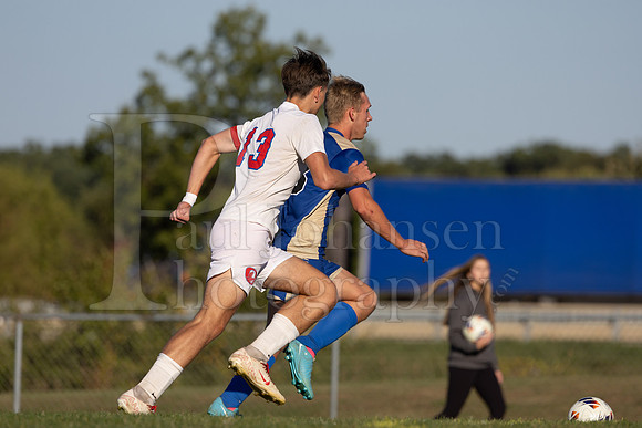 Rockford Christian Boys Varsity Soccer vs Oregon 10-2-2024-0245