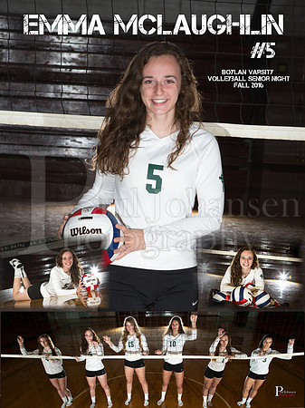 Boylan Varisty Girls Volleyball Emma McLaughlin #5