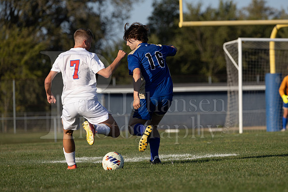 Rockford Christian Boys Varsity Soccer vs Oregon 10-2-2024-0321