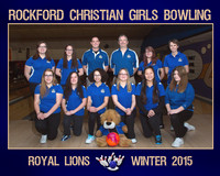 Rockford Christian Boys and Girls Bowling Team and Individual Pictures 1-13-2016