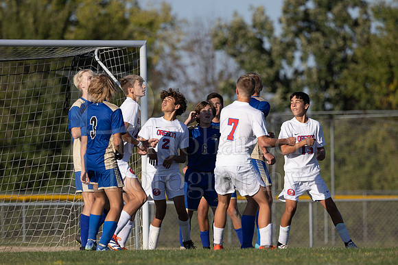 Rockford Christian Boys Varsity Soccer vs Oregon 10-2-2024-0260