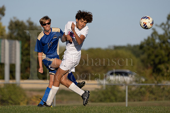 Rockford Christian Boys Varsity Soccer vs Oregon 10-2-2024-0346
