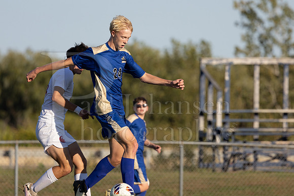 Rockford Christian Boys Varsity Soccer vs Oregon 10-2-2024-0577