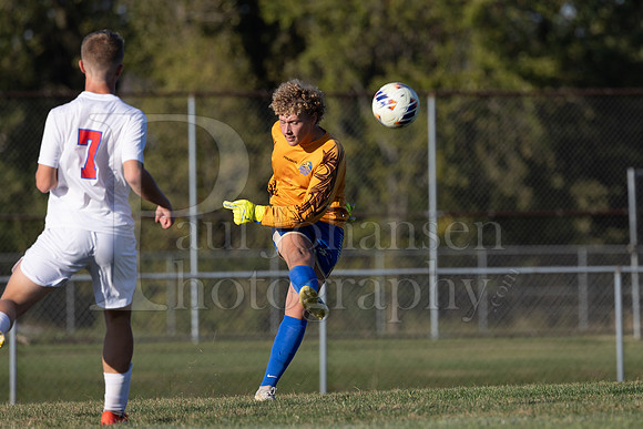 Rockford Christian Boys Varsity Soccer vs Oregon 10-2-2024-0386